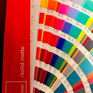 Pantone solid matte color guide